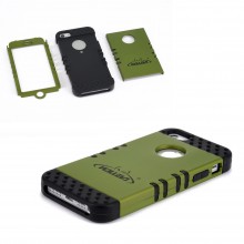 Walleva Green Shock Resistant Case For iPhone 5